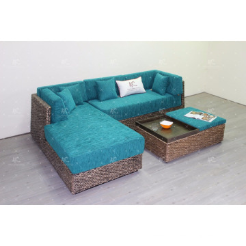 2017 Retro Style Water Hyacinth Sofa Set Indoor Living Set